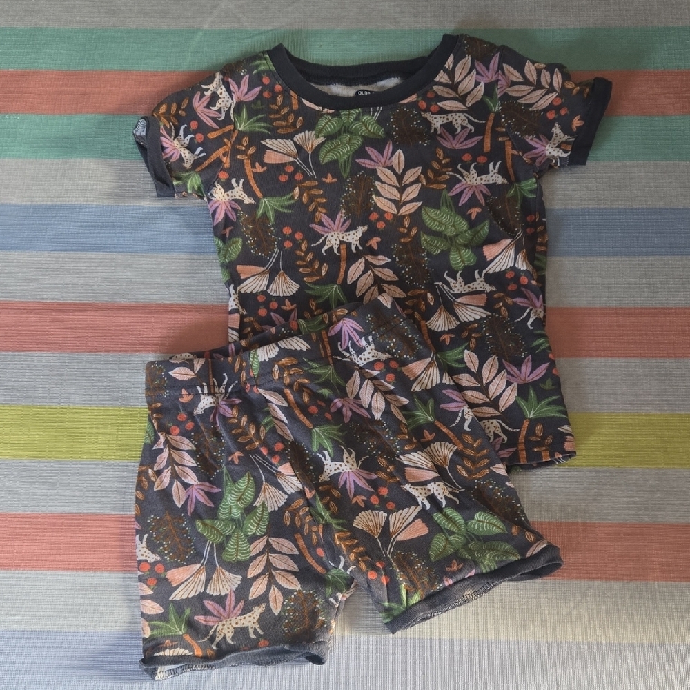 Old Navy Kids Pajama Set - Gray and White